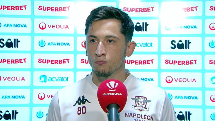 Olimpiu Moruțan a surprins pe toată lumea, după Oțelul - Rapid 0-1: ”O să aibă viață grea”
