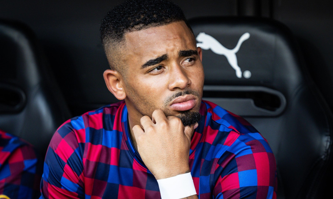 IPA88214806 - Gabriel JESUS of Barcelona during the spanish championship LaLiga football match between Valencia CF and FC Barcelona on 6 September 2026 at Mestalla Stadium in Valencia, Spain