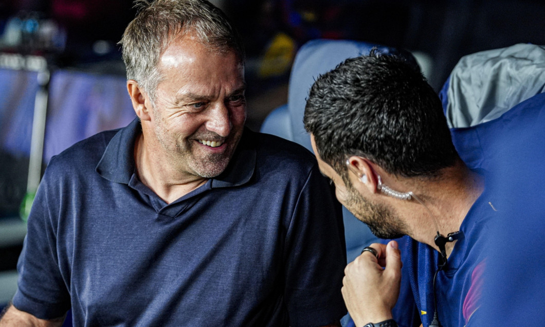BARCELONA - FC Barcelona Head Coach Hansi Flick ahead of the UEFA Champions League match between FC Barcelona and Feyenoord at the Spotify Camp Nou on September 9, 2026 in Barcelona, Spain. GEERT VAN ERVEN / ANP