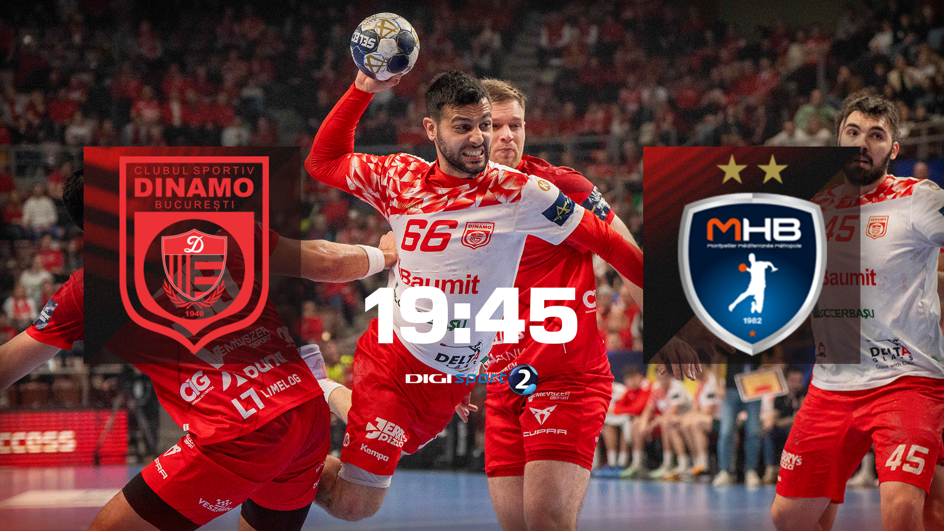 Dinamo - Montpellier, LIVE VIDEO, 19:45, Digi Sport 2, în EHF Champions League. Tot ce trebuie să știi despre meci