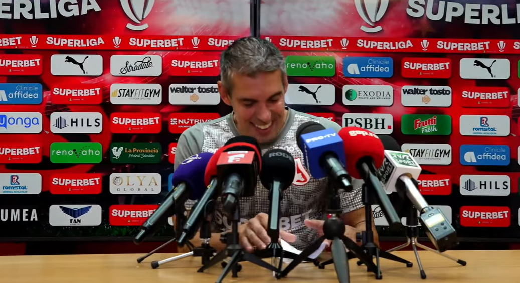 După ce a spus ”Dinamo nu se luptă la titlu”, Nuno Campos s-a dus cu foaia la conferință: ”E ultima dată”