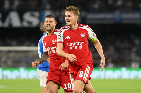 Napoli v Arsenal - UEFA Champions League - League Phase - Stadio Diego Armando Maradona