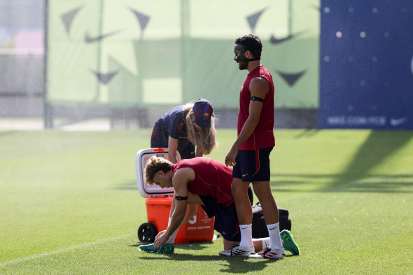 FC Barcelona Training and Press conference - UEFA Champions League 2026/27, Sant Joan Despi, Spain - 08 Sep 2026