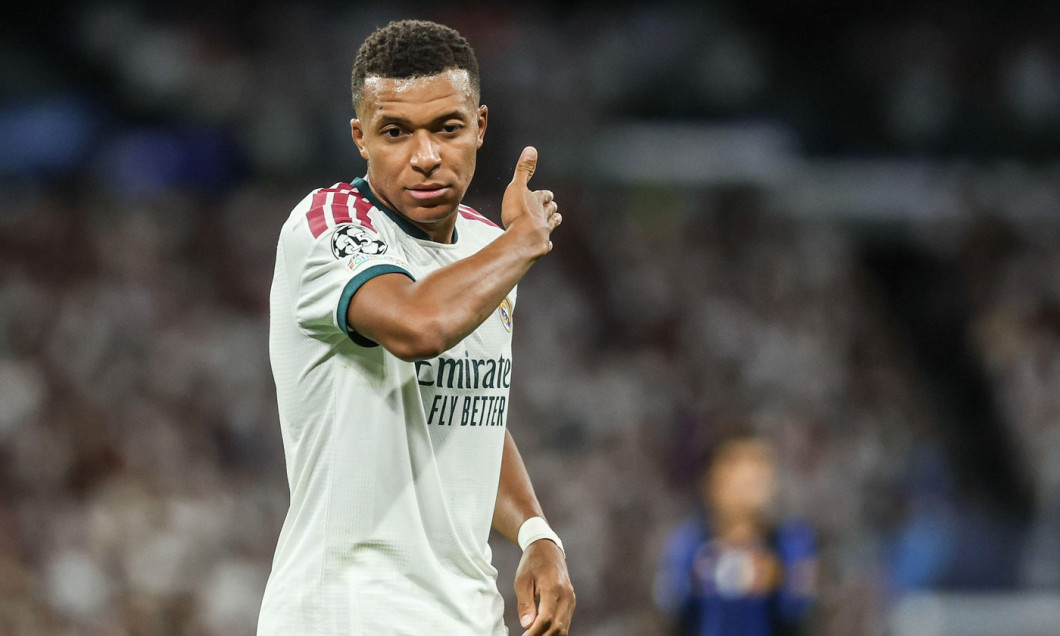 Madrid, Spain. 08th Sep, 2026. Kylian Mbappe (Real Madrid) seen during UEFA Champions League 2026/2027 match between Real Madrid and Inter. Final Score: Real Madrid 2-1 Inter Credit: SOPA Images Limited/Alamy Live News
