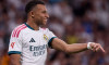Madrid, Spain. 12th Sep, 2026. Kylian Mbappe (Real Madrid CF) celebrates a goal during the LaLiga EA SPORTS 2026/2027 match between Real Madrid CF and Rayo Vallecano Final score: Real Madrid 4-1 Rayo Vallecano Credit: SOPA Images Limited/Alamy Live News
