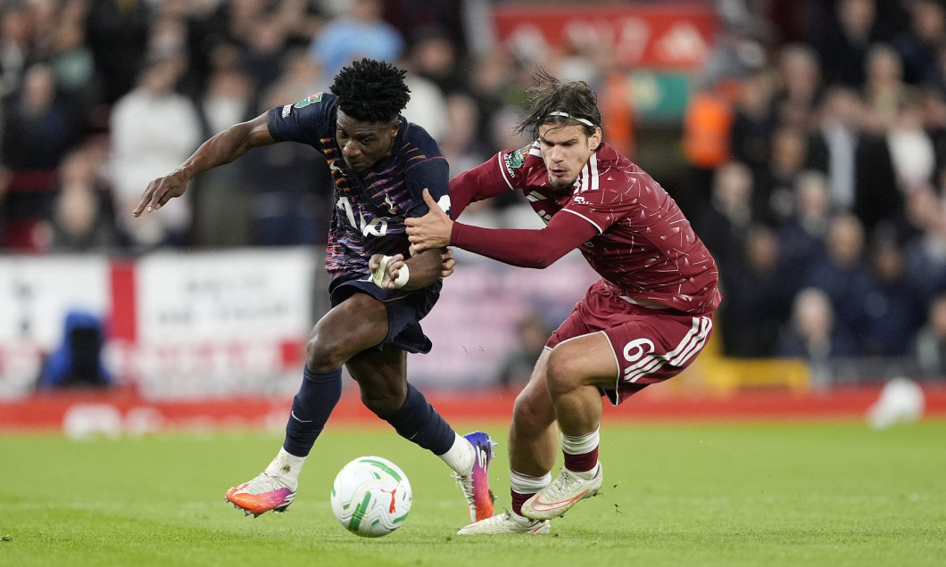Liverpool v Tottenham - Carabao Cup - Third Round - Anfield