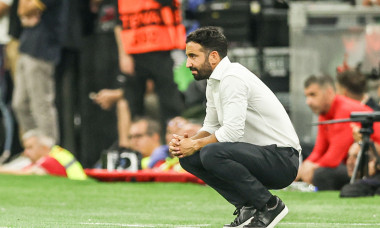 Milano, Italy. 16th Sep, 2026. Coach Ruben Amorim (AC Milan) seen during UEFA Europa League 2026/2027 match between AC Milan and Benfica. Final Score: AC Milan 0:2 Benfica Credit: SOPA Images Limited/Alamy Live News