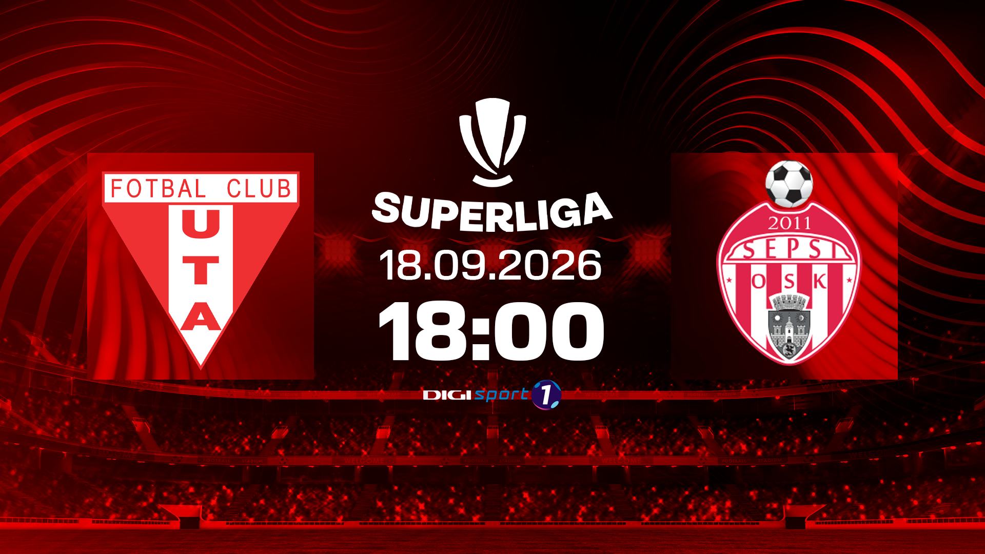 UTA - Sepsi, Live Video, 18:00, pe Digi Sport 1. Arădenii caută a 3-a victorie în SuperLigă!