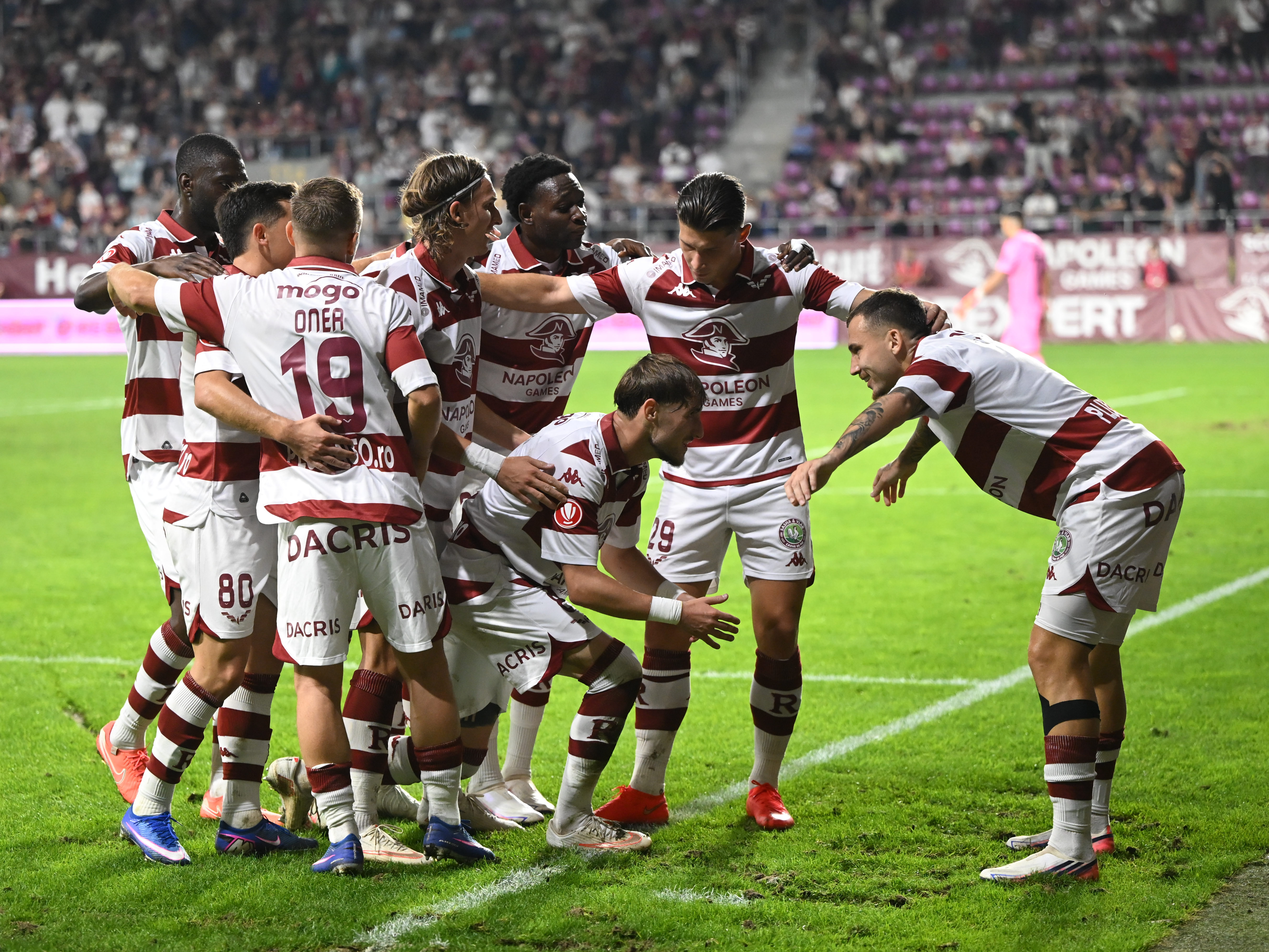 Concluziile primei reprize a meciului Rapid - FC Argeș: "Păcat"