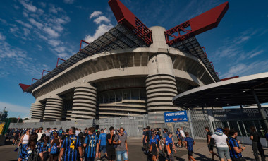 22nd August 2026, Stadio Giuseppe Meazza ( San Siro ), Milan, Italy, FC Internazionale v AC Monza - Serie A - Season 2026-2027. A general view outside the stadium before the match