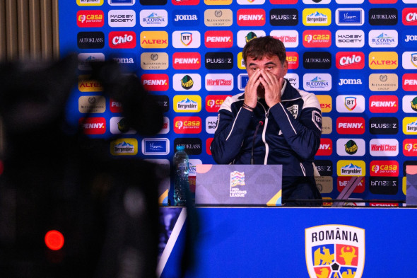 Football, Nations League, Romania, Press conference