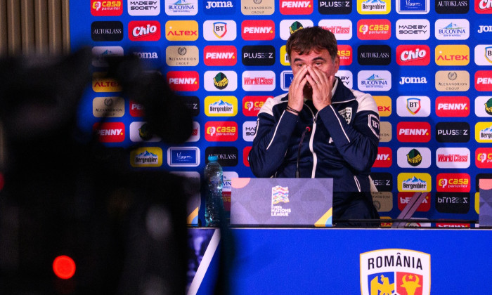 Football, Nations League, Romania, Press conference