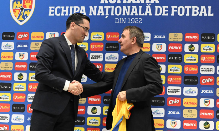 FOTBAL:PREZENTARE GHEORGHE HAGI ANTRENOR ROMANIA (20.04.2026)