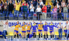 women handball game between CSM Corona Brasov ( ROU ) vs ZRK Crvena Zvezda ( SRB ) (32-25)