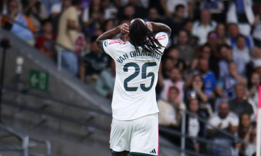 October 10, 2026, Estadio Santiago Bernabeu, Madrid, Spain: Yan Diomande of Real Madrid during La Liga EA Sports match between Real Madrid and Villarreal at Estadio Santiago Bernabeu on October 10, 2026 in Madrid, Spain.