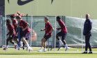 FC Barcelona Training And Press Conference - LaLiga EA Sports