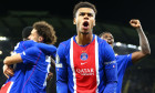 Match de ligue des Champions 2027 opposant Manchester City au Paris Saint-Germain (PSG) (2-4) à Manchester