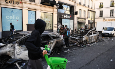Post-Protest Looting And Damage Near Strasbourg Saint-Denis - Paris, France - 18 Oct 2026