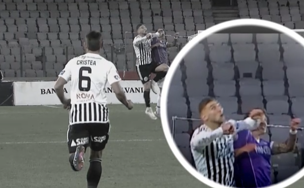 A fost dus la spital, imediat după ”U” Cluj - FC Argeș: ”Este cu maxilarul blocat. Nu mai poate să deschidă gura”