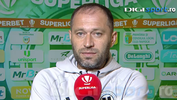 A venit în locul lui Bergodi la interviu după "U" Cluj - FC Argeș și a făcut anunțul