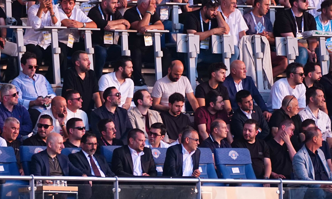 ISTANBUL, TURKEY - AUGUST 15: President Ertugrul Dogan of Trabzonspor during the Turkish Super League 2026/27 match betw