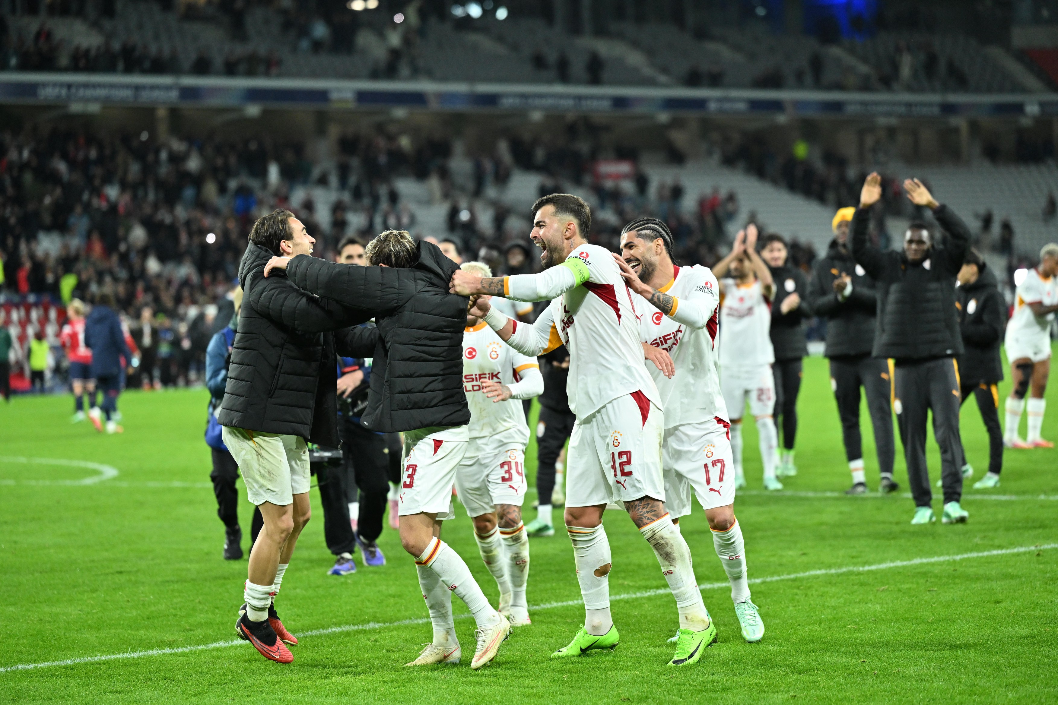 Lille - Galatasaray 2-4. Turcii s-au impus fără probleme în Franța și au obținut prima victorie în acest sezon de Champions League