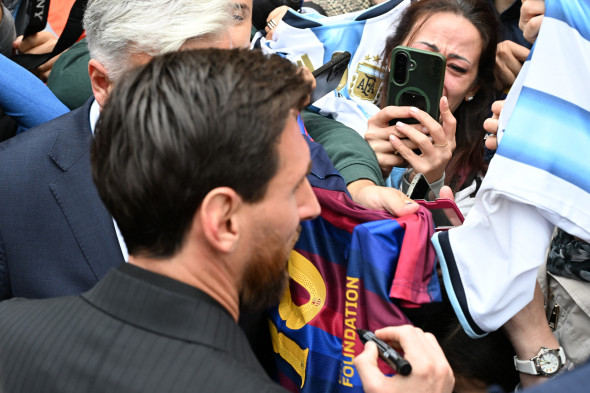 Lionel Messi Arrives At Princess Of Asturias Awards - Oviedo