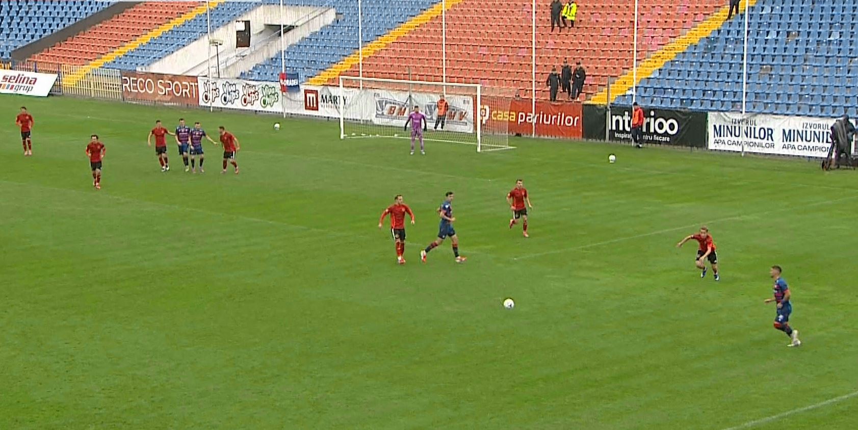 FC Bihor - CSM Reșița 2-0. Victorie împotriva lui Dorinel Munteanu și apropiere de play-off