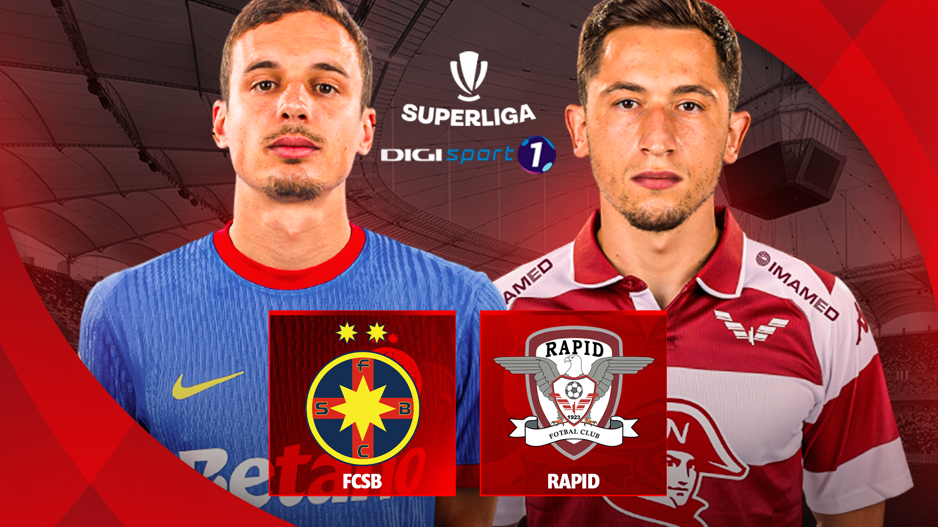 Imagine Stire FCSB - Rapid, sâmbătă, LIVE VIDEO, 21:00, pe Digi Sport 1. Derby-ul etapei cu numărul 13: echipele probabile | 2review.ro
