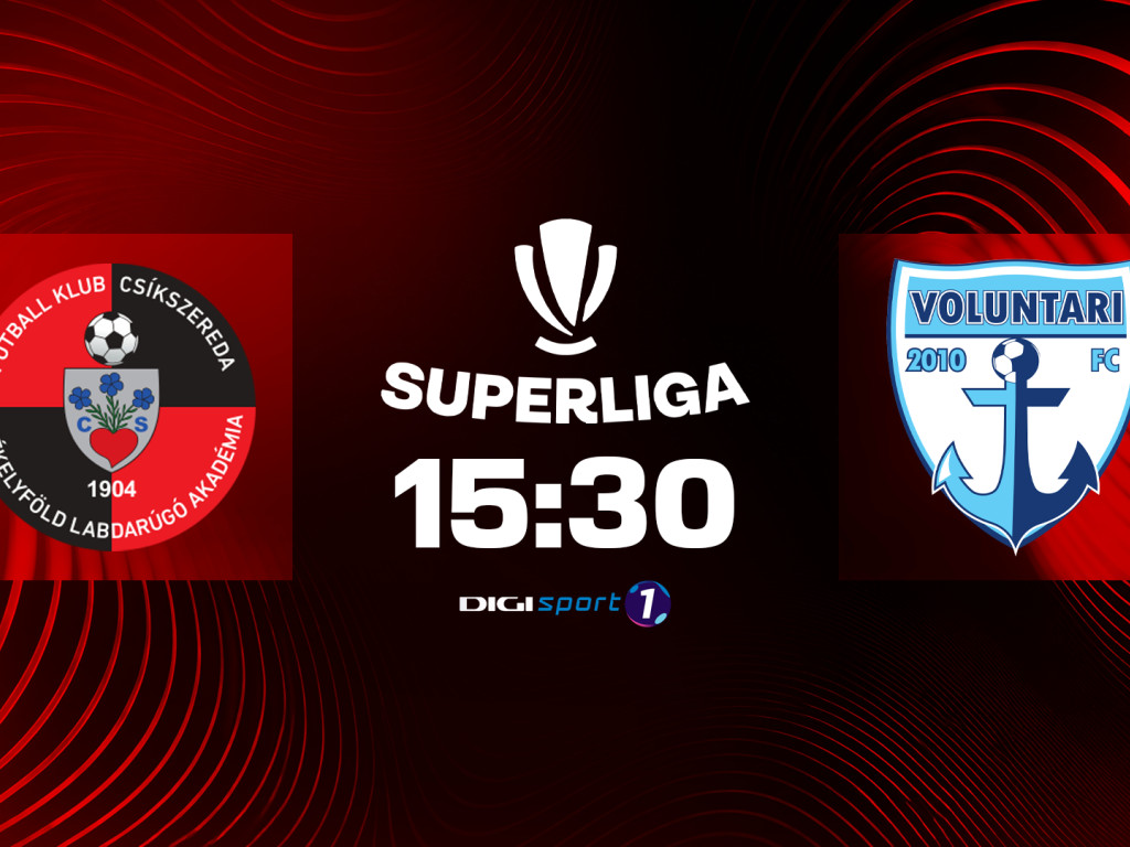 Csikszereda - FC Voluntari, Live Video, 15:30, DGS 1. Duelul ultimelor două clasate din SuperLiga