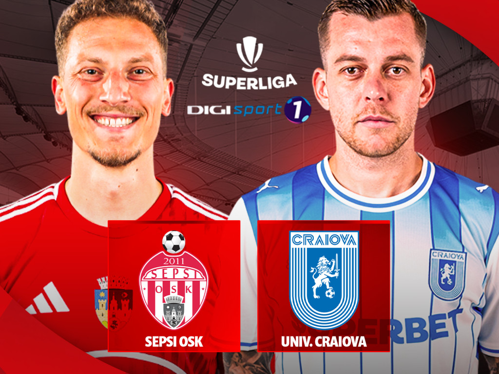 Sepsi - Universitatea Craiova, LIVE VIDEO, luni, 26 octombrie, 20:00, DGS 1. Oltenii nu au mai pierdut din august în Liga 1