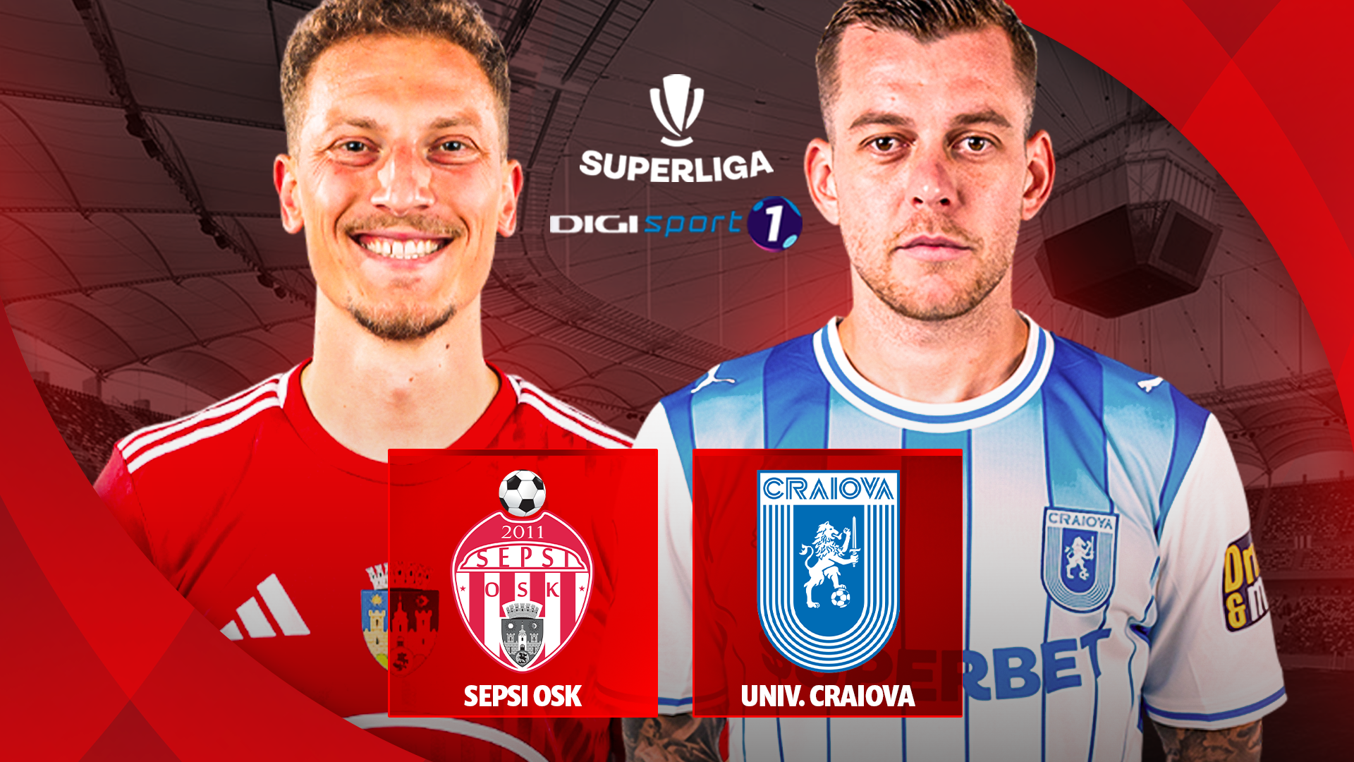 Sepsi - Universitatea Craiova, LIVE VIDEO, luni, 26 octombrie, 20:00, DGS 1. Oltenii nu au mai pierdut din august în Liga 1