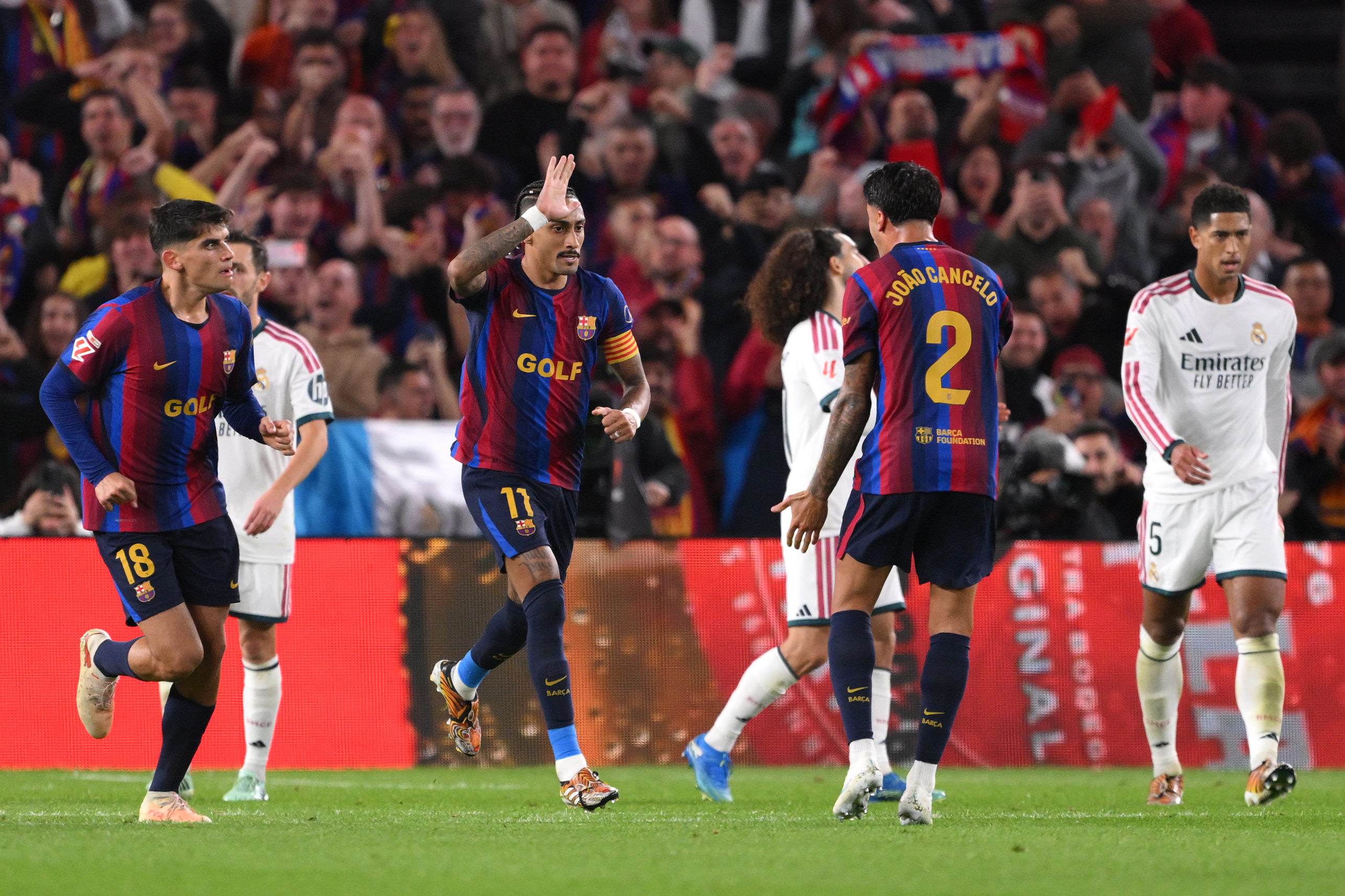 Imagine Stire Barcelona - Real Madrid 1-1, ACUM pe Digi Sport 1. GOOL! Raphinha a restabilit egalitatea în El Clasico | 2review.ro