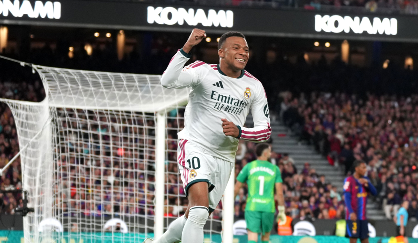 Imagine Stire Kylian Mbappe a intrat în istorie, după ce a marcat în Barcelona - Real Madrid! Borna atinsă de francez | 2review.ro