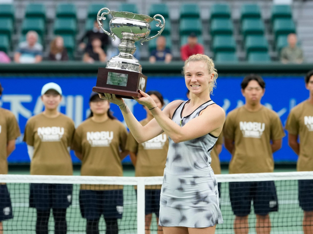 Katerina Siniakova, noua câștigătoare a turneului WTA Osaka 250, după ce a ”umilit-o” pe Ashlyn Krueger