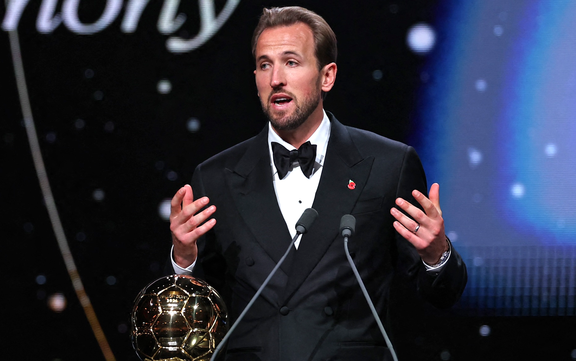 Harry Kane a urcat pe scena Balonului de Aur și nu s-a ferit de cuvinte! Cum l-a numit pe Lamine Yamal