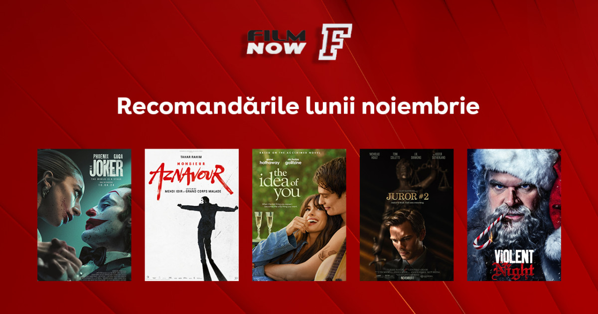 Imagine asociată subiectului: Film Now programează în noiembrie Joker: Folie à Deux și alte producții cinematografice