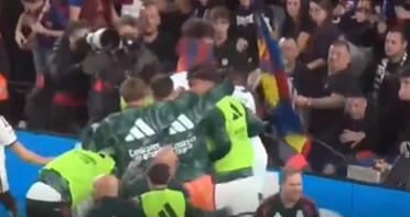 Gata: ultrasul care l-a lovit cu steagul în cap pe Camavinga la El Clasico a fost identificat! Ce riscă acum