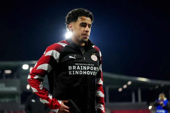 Eindhoven - Sami Ouaissa of PSV Eindhoven warms up before the eleventh competition round of the 2026/2027 Keuken Kampioen Divisie season. The match is set between Jong PSV Eindhoven and FC Dordrecht at De Herdgang on 19 October 2026 in Eindhoven, Netherla