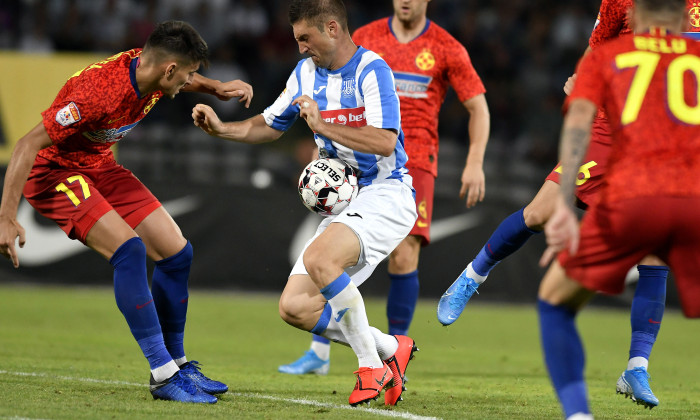 Andrei Cristea, într-un meci Poli Iași - FCSB / Foto: Sport Pictures