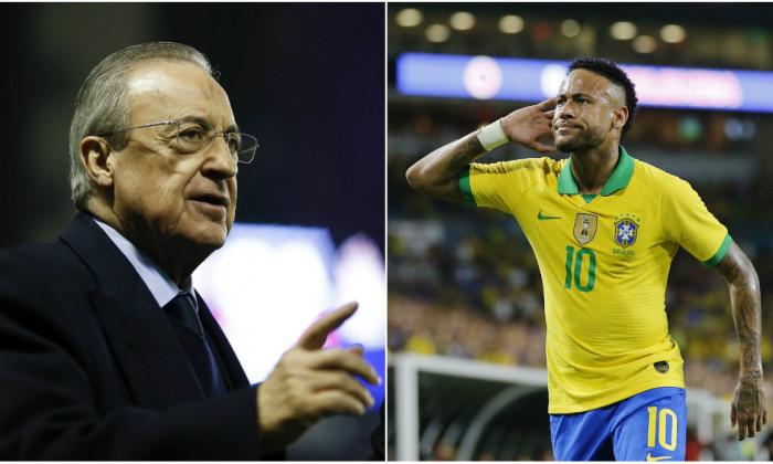 Florentino Perez și Neymar