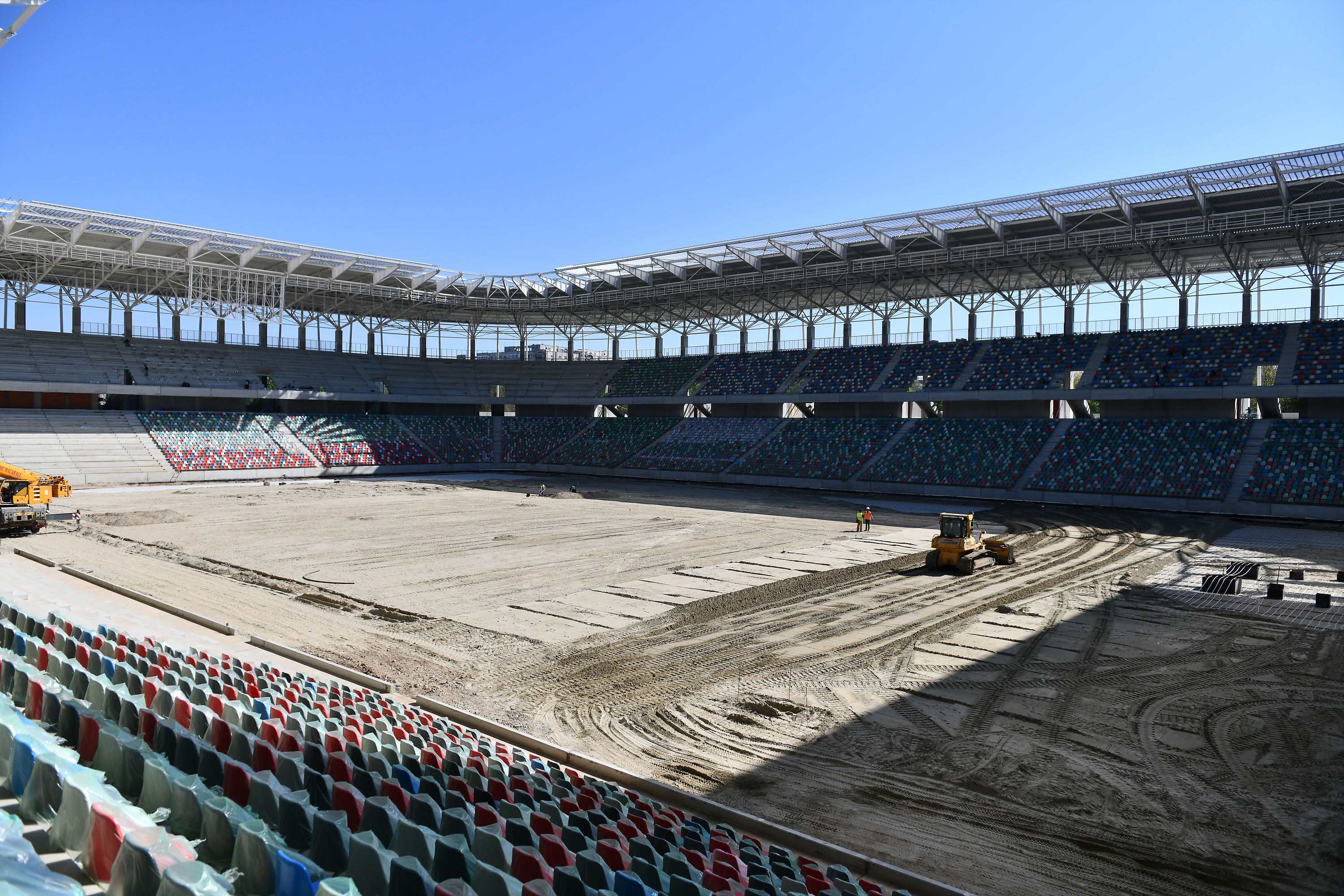 ”Mi-e să nu ne dea cu terenul în cap”. Marea temere a steliștilor înainte de inaugurarea noului stadion din Ghencea