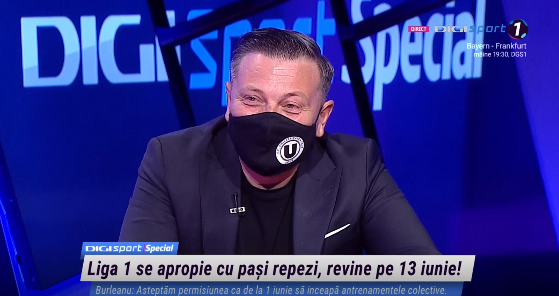 Șapcă roșie, mască neagră: Daniel Stanciu, apariție spectaculoasă la Digi Sport Special!