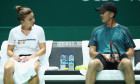 Simona Halep și Darren Cahill