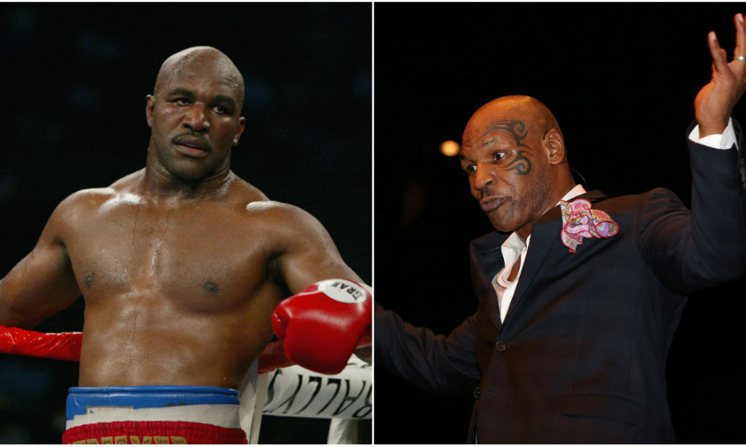 Evander Holyfield și Mike Tyson