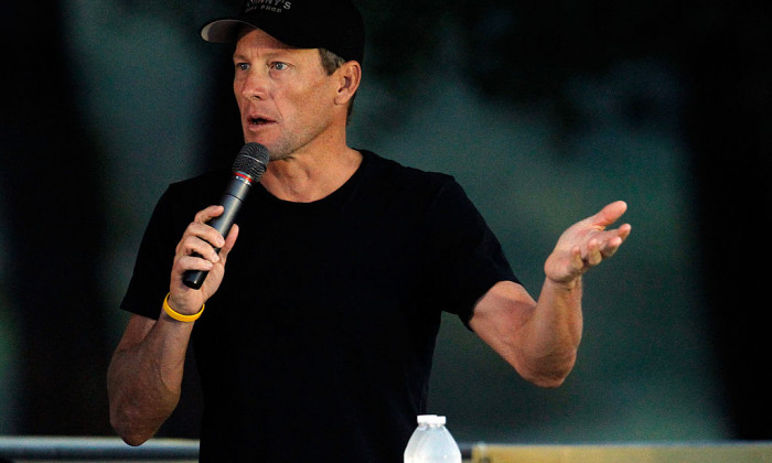 Lance Armstrong Speaks At The LIVESTRONG Challenge Ride