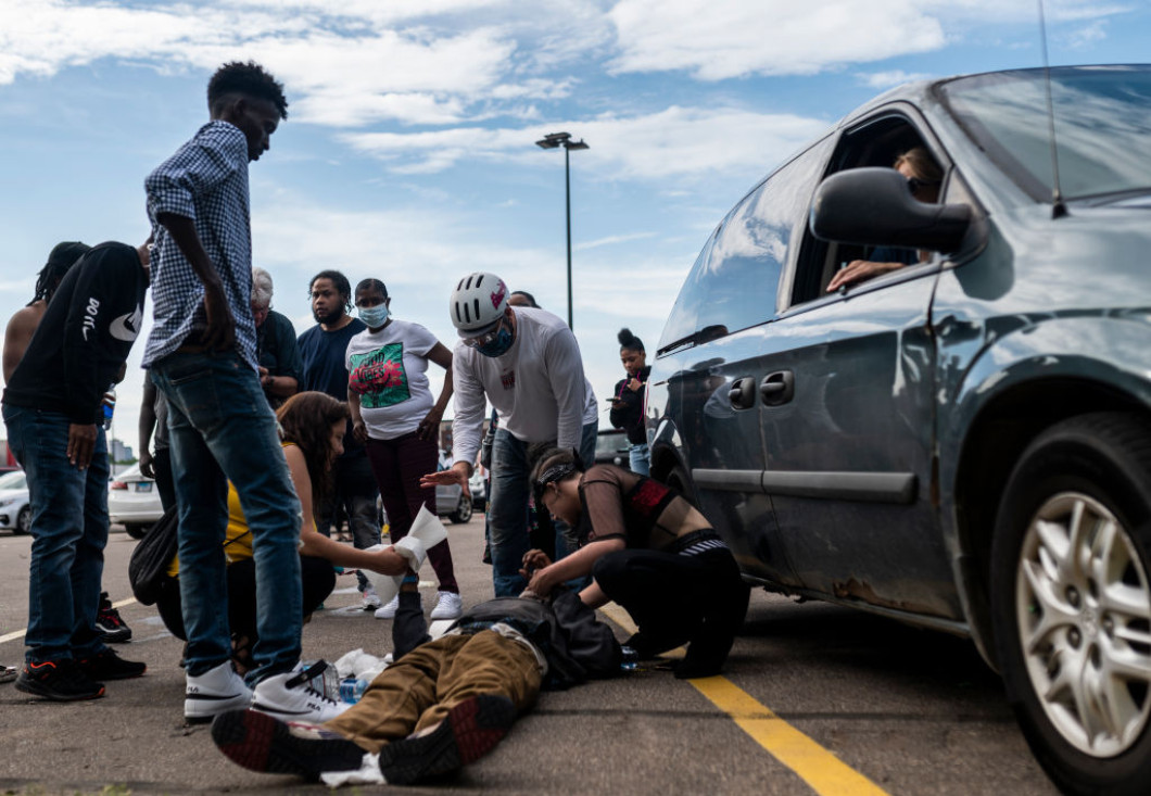 'I Can't Breathe' Protest Held After Man Dies In Police Custody In Minneapolis