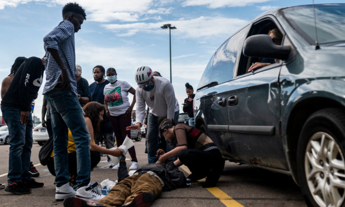 'I Can't Breathe' Protest Held After Man Dies In Police Custody In Minneapolis