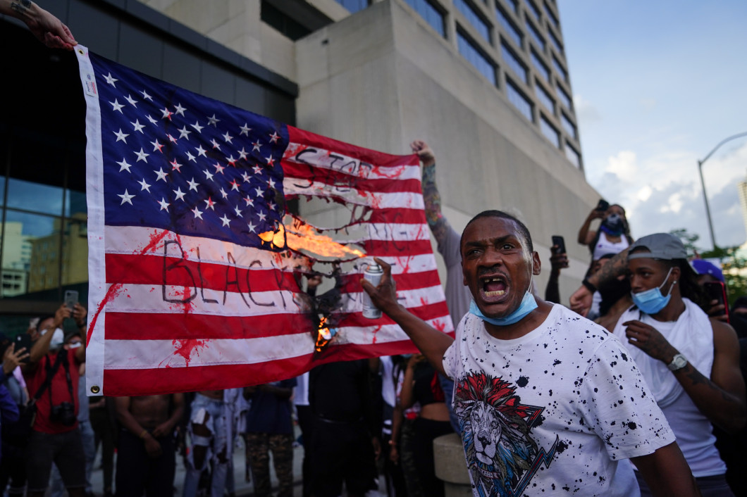 Atlanta Protest Held In Response To Police Custody Death Of Minneapolis Man George Floyd