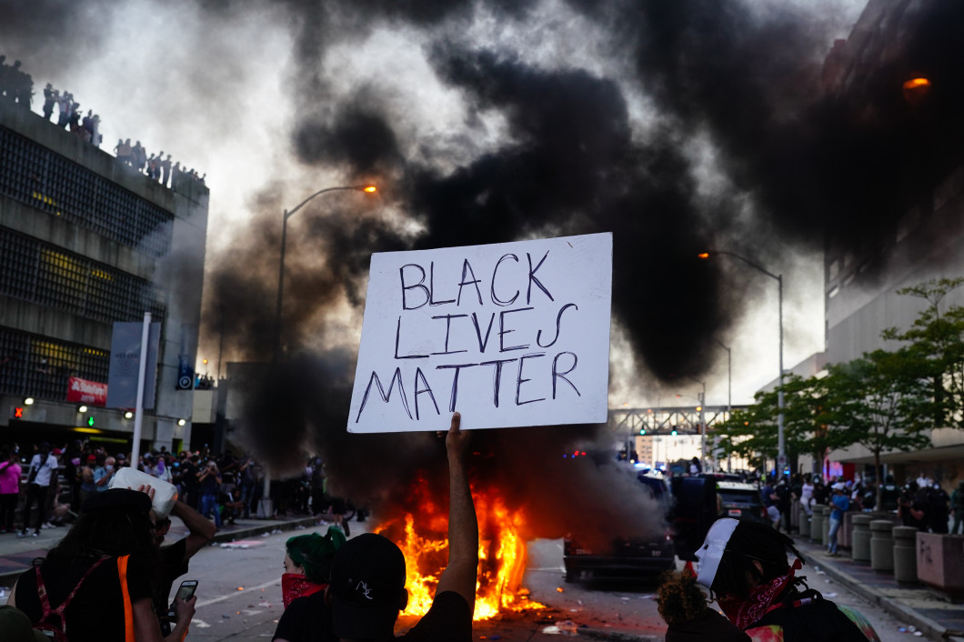 Atlanta Protest Held In Response To Police Custody Death Of Minneapolis Man George Floyd